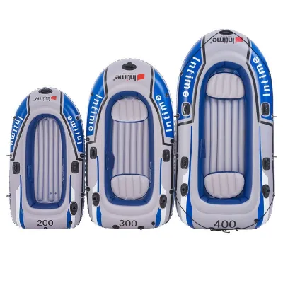 Thuyền bơm hơi EXPLORER 200 kèm bơm tay mái trèo bộ vá trọng tải 200kg