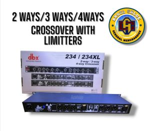 DBX 234/234XL Stereo 2 way/3 way / 4way Crossover (black)/dbx-234