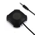 360 Degree Microphone Table Conference Meeting Studio Mikrofon PC Komputer Smartphone Laptop Tablet Notebook Video Call Whatsapp Belajar Kerja Online Zoom Mic Mikrofon Condenser Meja Podcast Youtube Live Streaming Noise Reduction s9883 - Black. 