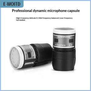 【E-WOITD】 1Pcs Microphone Dynamic Microphone Core For K38 Wired Wireless Professional Mic Replacement Repair Accessories