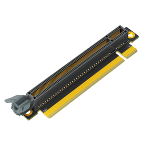 PCIE 16X to 16X Reverse Adapter Card 90 Degree for 1U Computer Connection and Expansion Module