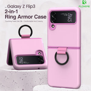 FLOVEME Ốp Lưng Cho Samsung Galaxy Z Flip3 5G Ốp Lưng GIÁP 2 Trong 1 Sang Trọng Cho Samsung Z Flip 3 5G Flip3 Ốp Lưng