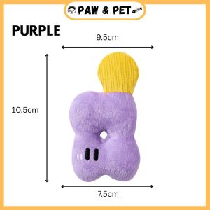 Cute Soft Pet Squeaky Toys Bite Resistant Pet Plush Toys With Sound Interactive With Pets For Cat & Dogs