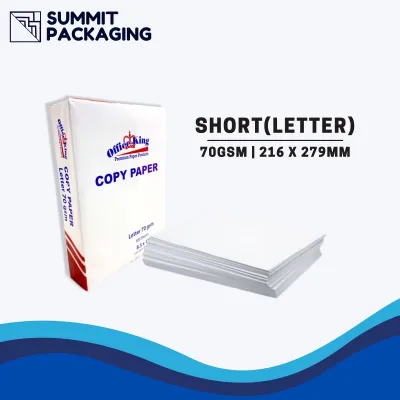 [5 Reams] Copy Paper Bond Paper - Short / Long / A4 (500 sheets)