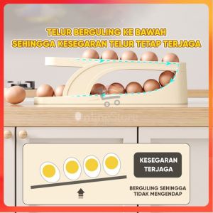OS-C211-Rak Telur Tingkat / Egg Tray / Tempat Penyimpanan Telur Minimalis / Egg Storage Organizer