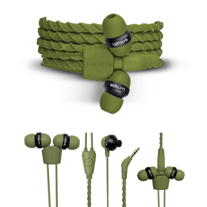 Vinero Cordy Wraps In Ear Earphone Braided HiFi Sound Quality Magnetic Microphone