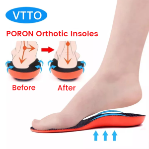 VTTO 1Pair Premium Feet Insoles Orthotic Arch Support Inserts Orthopedic Shoes Soles for High Heel Plantar Fasciitis Men Woman