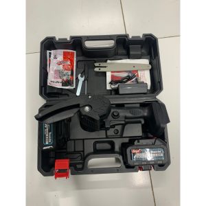 Máy cưa xích cầm tay có 2 PIN 2 XÍCH - Máy cưa gỗ mini dùng pin cắt gỗ tỉa cành cực bén