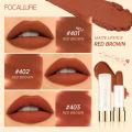 FOCALLURE Brand Hottie Moist Lipstick Matte Nude Long-lasting Makeup Lip Tint Waterproof Moisturizing Rose Fragrance. 