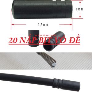 set 20 đầu bịt vỏ cáp dây đề  dây số truyển động cao cấp 4mm nắp vỏ cáp đề xe đạp .