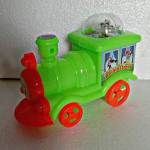 Mainan Anak Kereta Api Tarik LED LT17 Mainan Kereta Api Berjalan LED