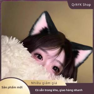 Hàng có sẵn✨ Phim Hoạt Hình Sang Trọng Mèo Tai Headband Cho Phụ Nữ Cô Gái Cosplay Tóc Ban Nhạc Hài Hước Dễ Thương Lolita Tóc Hoop Sáng Tạo Phụ Kiện Tóc Quà Tặng