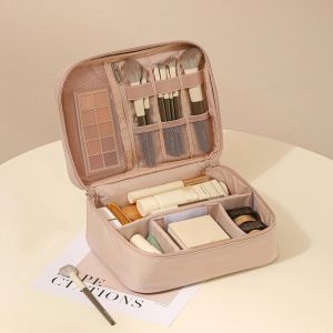 SIXIS Dày hơn Túi trang điểm du lịch Hai lớp Vải Oxford Túi đựng đồ vệ sinh Thời trang Chống thấm nước Túi đựng đồ