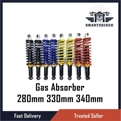 Gas Absorber 330mm 340mm 280mm EX5 Wave 100 110 125 Dash Bonus Sport Rider Lagenda Demak Adjustable absober wave125 mr2