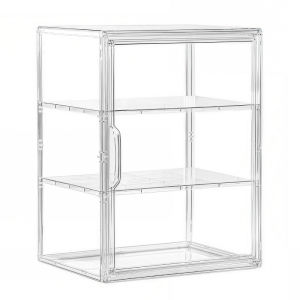 【BUY 1 TAKE 1】3/4 Layers Magnetic Dustproof Acrylic Display Case Store Dessert Cake Food Pastry Bread Show Rack