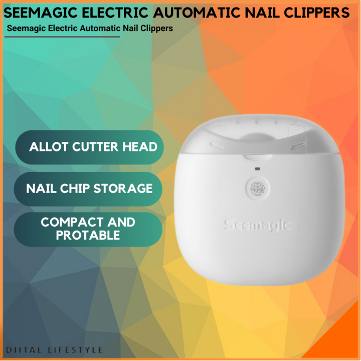 Seemagic Electric Nail Clipper Safe Nail Care Electric Automatic Nail