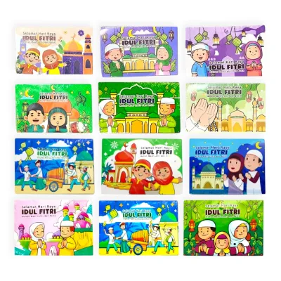 amplop lebaran idul fitri thr anak karakter isi 40pcs by kiky