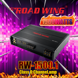 ROAD WING RW-1500.1 1600W Monoblock Class D Power Amp German Toroidal Transformer High Efficiency Deep Bass Elastic Sound For Subwoofer
