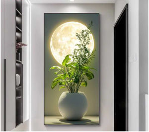 HIMALAYA30*60cm Bedroom Dining Room Living Room Office Hotel FLOWER VASE Paintings  DESIGN
