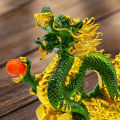 2024 Feng Shui Dragon on Money Coins Figurine Statue Lucky Fortune for Home Office Décor and Gift. 