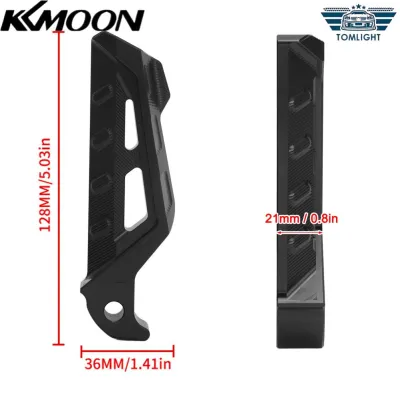KKmoon Passenger Foot Pegs Sturdy Stable Support Aluminium Alloy Motorcycle Rear Passenger Footrest Easy Install for XMAX 400 NMAX155