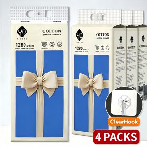 【BUY 1 TAKE 1】Hanging 1280 Tissue Paper Wall-Mounted Facial Tissue Bow Cute cushion tissue 4 layers