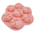 7 Cat Paw Silicone Mold Cake Mold Dog Paw Glue Candle Gypsum White Jelly Jelly Bowl Cake Silicone Mold Resin Mold. 