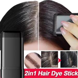 2 in 1 Hair Dye Stick with CombQuick Gray CoverageEasy ApplicationQuickly Dye Hair Long Lasting Temporary Hair Coloring Pen2026