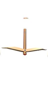 Nurm Ground Anchor Metal Sturdy Hook Ground Anchors Durable Single/Double-Layer Fixers For Greenhous