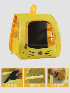 Pet Carrier Backpack Foldable Design Transparent Design Portable Design ventilated cat and dog travel bag portable pet carrier for walking vet visits and short trips Pet Care