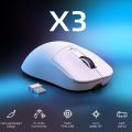 ATTACK SHARK X3 Lightweight Wireless Gaming Mouse with Tri-Mode 2.4G/USB-C Wired/Bluetooth,26K DPI, PAW3395 Optical Sensor,Kailh GM8.0 Switch,5 programmable Buttons for PC/Win/(White). 