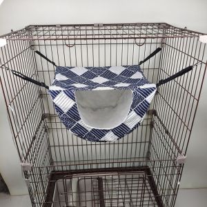 OUTOPEN Breathable Cat Cage Hammock Sleeping House Adjustable Lanyard Cat Hanging Bed Easy Fixed Cozy Kitten Swing Bed Cat Cage Accessories
