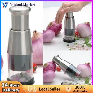 【Vodool】 Stainless Steel Garlic Chopper Kitchen Tools Vegetable Chopper Mini Garlic Mincer for Garlic Ginger Nuts