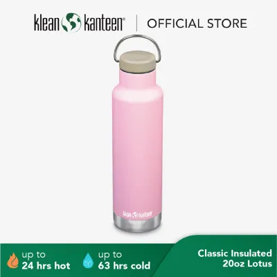 Klean Kanteen Classic Insulated Narrow 20oz (w/ Loop Cap) Lotus