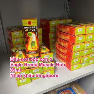 DẦU XOA BÓP CON Ó EAGLE BRAND NHẬP KHẨU SINGAPORE MUSCLE RUB GIẢM ĐAU NHỨC HIỆU QUẢ BONG GÂN BẦM TÍM