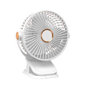 พัดลมคลิปที่ชาร์จใหม่ได้พัดลมตั้งโต๊ะพัดลมขนาดใหญ่6นิ้ว3ปรับระดับแบตเตอรี่อินพุต800MAh ประเภท C
