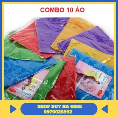 Combo 10 Áo Mưa Giấy Nhiều Màu Sắc Đi Đường Đi Phượt Tái Sử Dụng Được Nhiều Lần tiện dụng cho tất cả mọi người