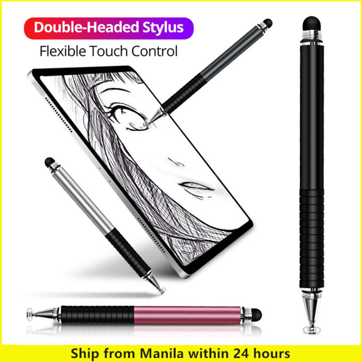 Universal Stylus Pen Capacitive Drawing Pencil 2 in 1 Disc Stylus Tip Touch  Screen Pens for redmi ipad vivo oppo android PC IOS