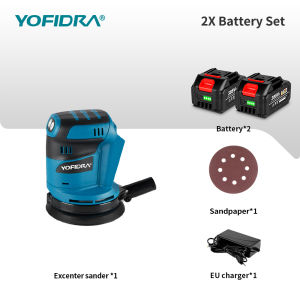 125mm 3 Speed Random Orbital Electric Sander Wood Grinder Polishing Grinding Sanding Machine for Makita 18V Battery Tool