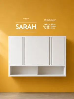 KEIRA | Glass Hanging Cabinet Made of Full Steel | American Home-Inspired Steel Kitchen Cabinet