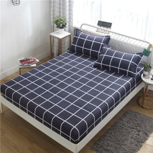 Cotton Bedsheet Mattress Cover Mattress Protector Single Double Queen King Size Fitted Sheet Bed Sheet