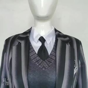 [ Spot Goods ] The Adams Family cos Wednesday Addams black dress for Halloween cosplay Clothing