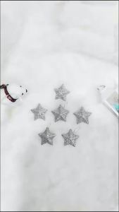 20256 cái/gói 5cm cây thông giáng sinh nhỏ lấp lánh đồ treo trang trí hình ngôi sao đồ trang trí Giáng sinh tiệc giáng sinh thủ công tự làm phụ kiện，l