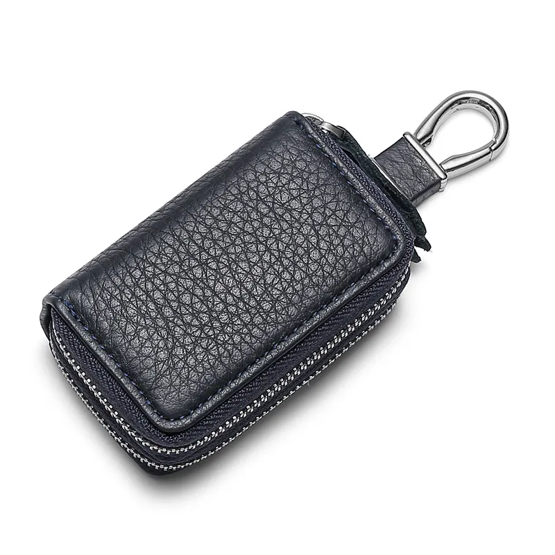 Hook Keychain Holder Zipper Coin Purse Universal Key Pouch Men