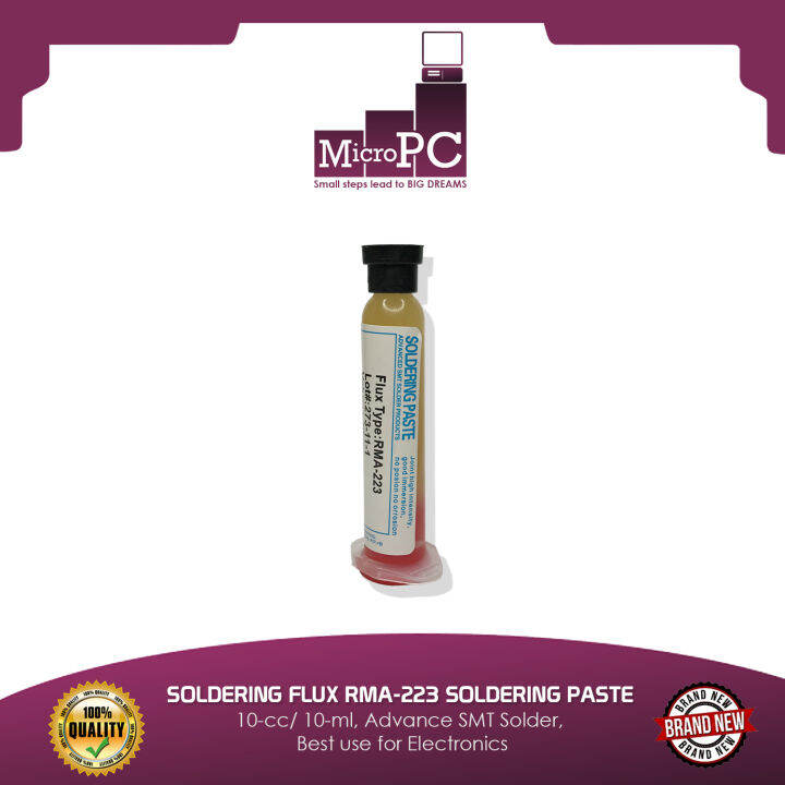 SOLDERING FLUX RMA-223 SOLDERING PASTE, 10-cc/ 10-ml, Advance SMT ...