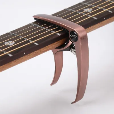 FIRST SONG Metal Capotraste Tone Adjust Aluminum Alloy Electric Guitar Tuning Clamp Guitar Capo Guitar Clamp Guitar Tuner Key Trigger Capo
