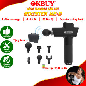 Súng massage Booster M2-C -12V - 120W - Giãn cơ cầm tay và pin sạc tiện lợi