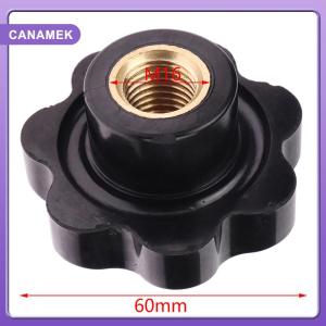【CANAMEK】 M5 M6 M8 M10 M12 M16 Plum Bakelite Hand Tighten Nuts Handle Thread Star Mechanical Black Thumb Nuts Clamping Knob Manual Nuts