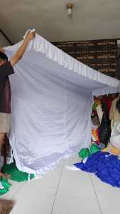 Plafon Tenda Datar atau Plafon Datar ukuran 6x6