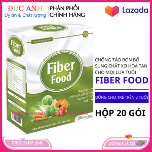Thực phẩm bổ sung chất xơ hòa tan từ rau củ cho bé Fibor Food 20 gói- chống táo bón